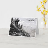 Carte postale - Escalade, vous l'avez fait ! (Fleur jaune)