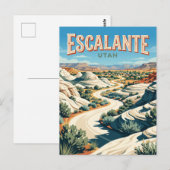 Carte Postale Escalante États-Unis (Devant / Derrière)