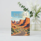 Carte Postale Escalante États-Unis (Debout devant)