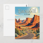 Carte Postale Escalante États-Unis (Devant / Derrière)