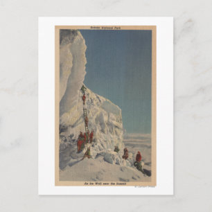 Carte Postale Escalapeurs de glace dans le parc national Rainier