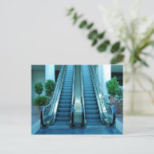 Carte Postale escalator (Debout devant)