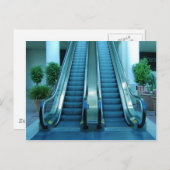 Carte Postale escalator (Devant / Derrière)