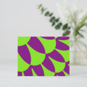 Carte Postale Escales vertes et violettes (Debout devant)