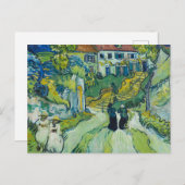 Carte Postale Escalier à Auvers par van Gogh : (Devant / Derrière)