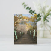 Carte Postale Escalier d'automne (Debout devant)