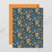 CARTE POSTALE ESCALIER DE COUCHER HOLLOW & ACORN, FUNNY HALLOWEE (Devant / Derrière)