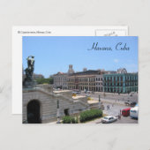 Carte Postale escalier de la capitale (Devant / Derrière)