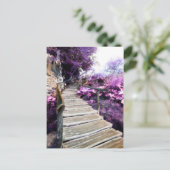 Carte Postale escalier de la glycine (Debout devant)