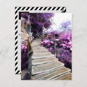 Carte Postale escalier de la glycine (Devant / Derrière)