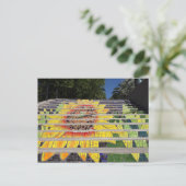 Carte Postale Escalier de tournesol (Debout devant)