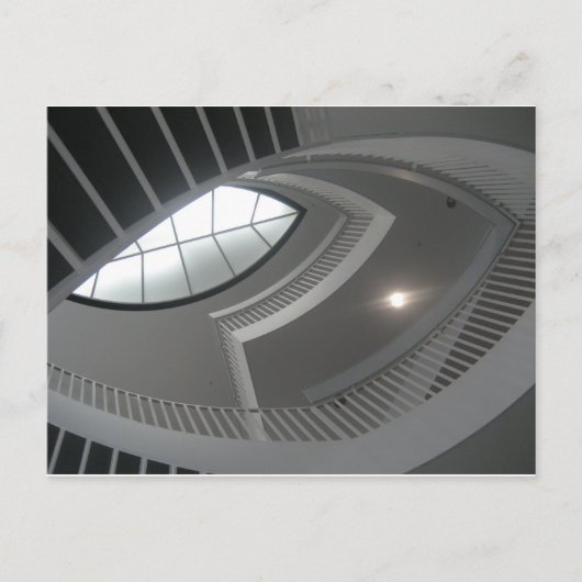 Carte Postale Escalier fou qui regarde (Devant)