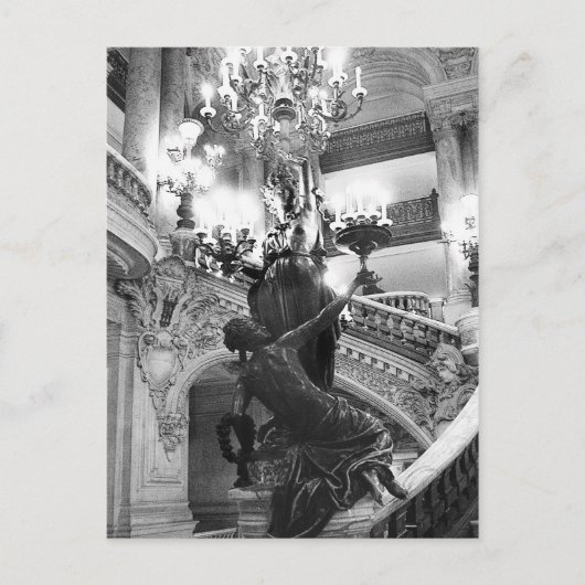 Carte Postale Escalier Opéra (Devant)