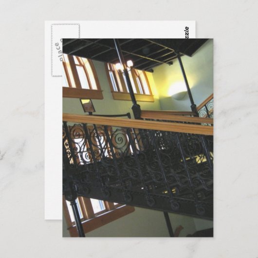 Carte Postale Escalier perdu (Devant / Derrière)