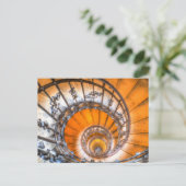 Carte Postale Escalier Spiral Basilique St Stephens (Debout devant)