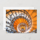 Carte Postale Escalier Spiral Basilique St Stephens (Devant / Derrière)