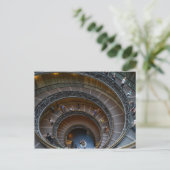 Carte Postale Escalier spiral du Musée du Vatican (Debout devant)