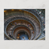 Carte Postale Escalier spiral du Musée du Vatican (Devant)