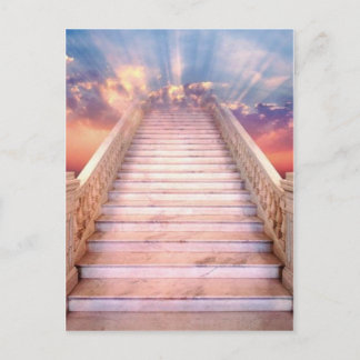 Carte Postale escalier vers le ciel