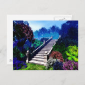 Carte Postale Escalier vers le paradis (Devant / Derrière)