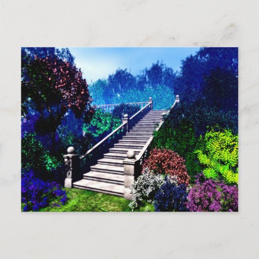 Carte Postale Escalier vers le paradis (Devant)