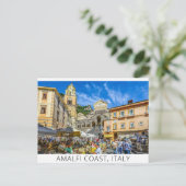 Carte postale Escaliers Amalfi (Côte Amalfi, Itali (Debout devant)