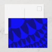Carte Postale Escaliers bleus (Devant / Derrière)