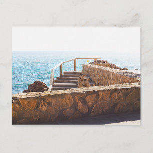 Carte Postale Escaliers Dans La Mer