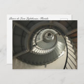 Carte Postale Escaliers de phare n° 1 (Devant / Derrière)