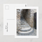 Carte Postale Escaliers du fort RIF (Devant / Derrière)