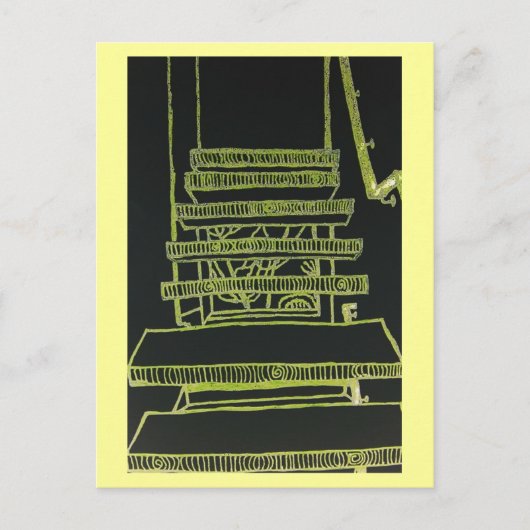 Carte Postale Escaliers flottants (Devant)