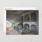 Carte Postale Escaliers, le sanatorium des hommes de Beelitz, (Devant / Derrière)