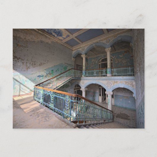 Carte Postale Escaliers, le sanatorium des hommes de Beelitz, (Devant)