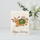 Carte Postale Escargot (Debout devant)