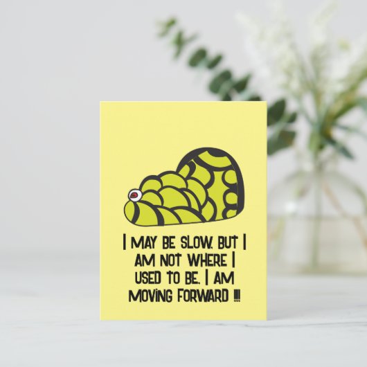 Carte Postale Escargot (Debout devant)