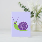 Carte Postale Escargot (Debout devant)