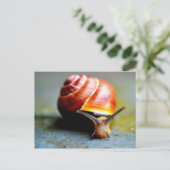 Carte Postale Escargot (Debout devant)