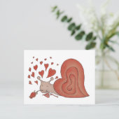 Carte Postale Escargot (Debout devant)