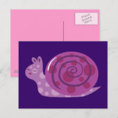 Carte Postale Escargot tacheté pourpre (Devant / Derrière)