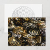Carte Postale Escargots dorés (Devant / Derrière)