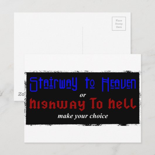 Carte Postale Escolha (Devant / Derrière)