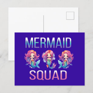 Carte Postale Escouade de sirènes