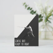 Carte Postale Escrime (Debout devant)