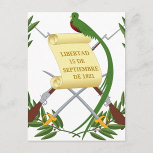 Carte Postale Escudo de armas de Guatemala