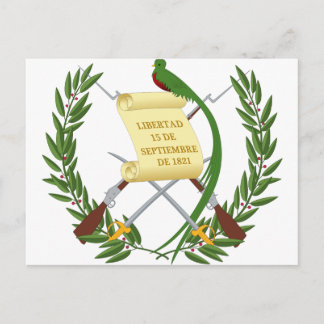Carte Postale Escudo de armas de Guatemala - Armoiries