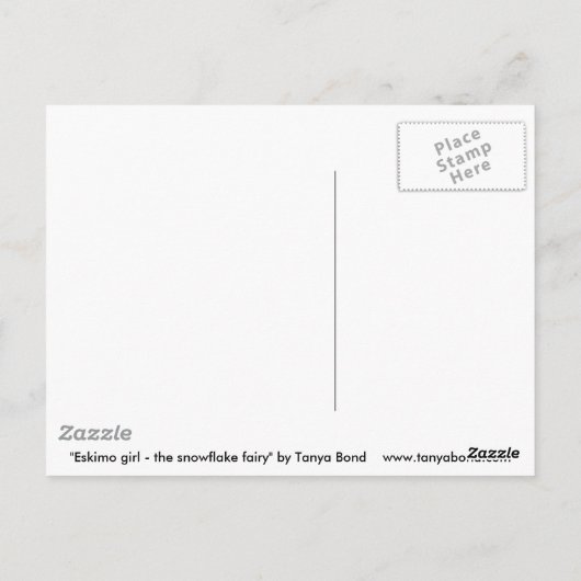 Carte Postale Eskimo (Dos)