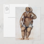 Carte Postale Eskimo femme et bébé (Devant / Derrière)