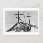 Carte Postale Eskimo Grave en Alaska Photo (Devant)