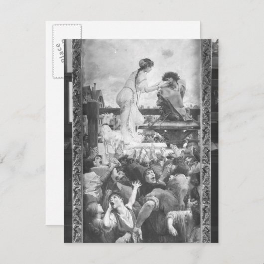 Carte Postale Esmeralda et Quasimodo, 1905 (Devant / Derrière)