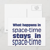 Carte Postale Espace (Devant / Derrière)